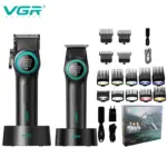 VGR 001 and 977 Men’s Professional Clippers and Trimmer Set - Image 7