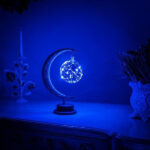 Moon-Shaped LED Lunar Lamp - Image 2