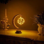 Moon-Shaped LED Lunar Lamp - Image 3