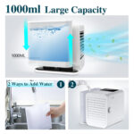 Microhoo 3-in-1 Mini Air Conditioner Fan | Cooling + Humidifier + Air Purifier - Image 2