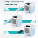 Microhoo 3-in-1 Mini Air Conditioner Fan | Cooling + Humidifier + Air Purifier - Image 6
