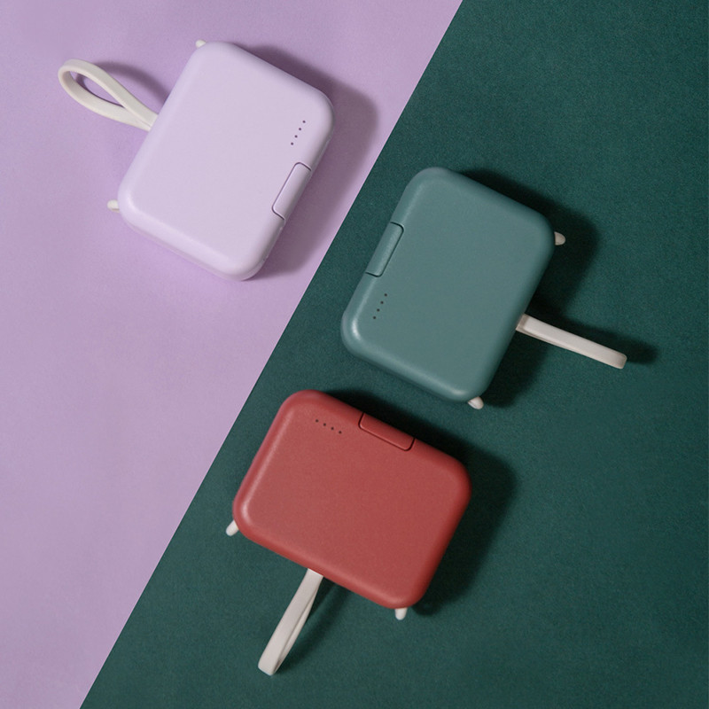 file-1264.jpg Mini Power Bank with Compact Mirror - Image 1