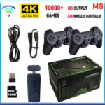 Retro Video Game Stick M8 Console with Dual Wireless Controllers - Image 2