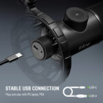 FIFINE K658 RGB Dynamic Cardioid USB Microphone - Image 2