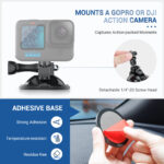 Action Camera Suction Cup Mount 1/4 Screw (Extra Hold) - Image 5