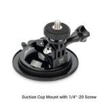 Action Camera Suction Cup Mount 1/4 Screw (Extra Hold) - Image 8