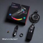 FIFINE K658 RGB Dynamic Cardioid USB Microphone - Image 6