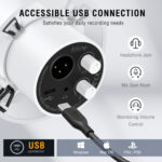 FIFINE K688 XLR/USB Dynamic Microphone - Image 4