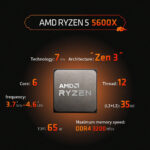 AMD Ryzen 7 5700X 3D 16-Thread CPU - Image 4