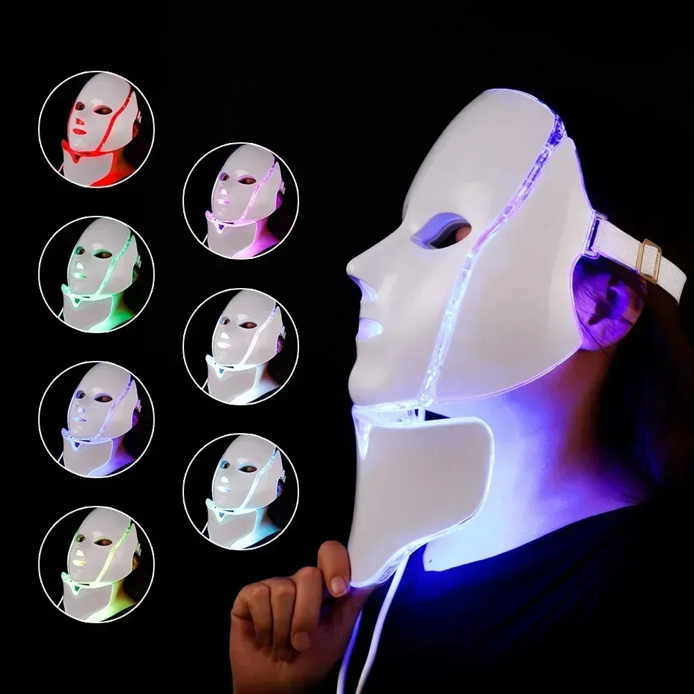 EclatSkin London – Limited Edition Pro 7-Color Face + Neck LED Mask - Image 3