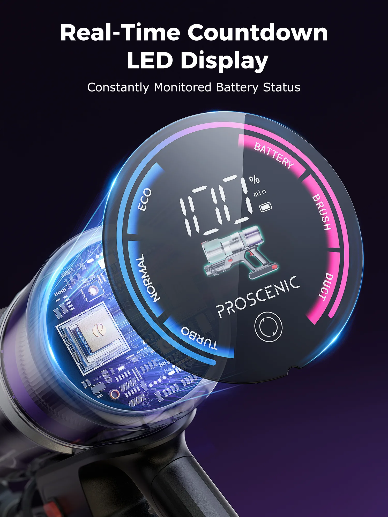 Proscenic P16 Cordless Vacuum Cleaner - Image 2