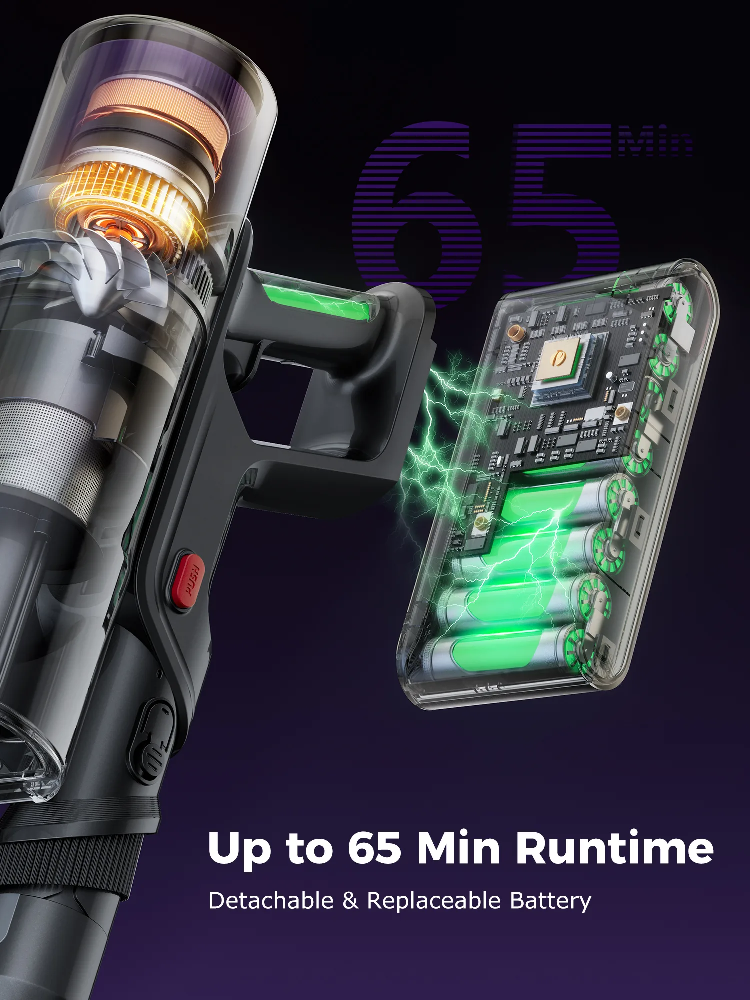 Proscenic P16 Cordless Vacuum Cleaner - Image 6