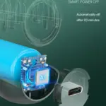 ABHI Portable Cordless Hair Straightening Brush - Image 3