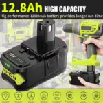 18V 6.0/12.8Ah Battery for RYOBI ONE+ - Image 4