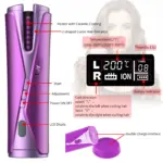 ABHI Portable Cordless Automatic Hair Curler - Image 2