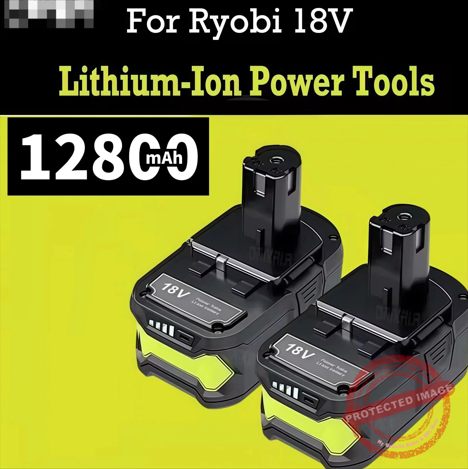 18V 6.0/12.8Ah Battery for RYOBI ONE+ - Image 10