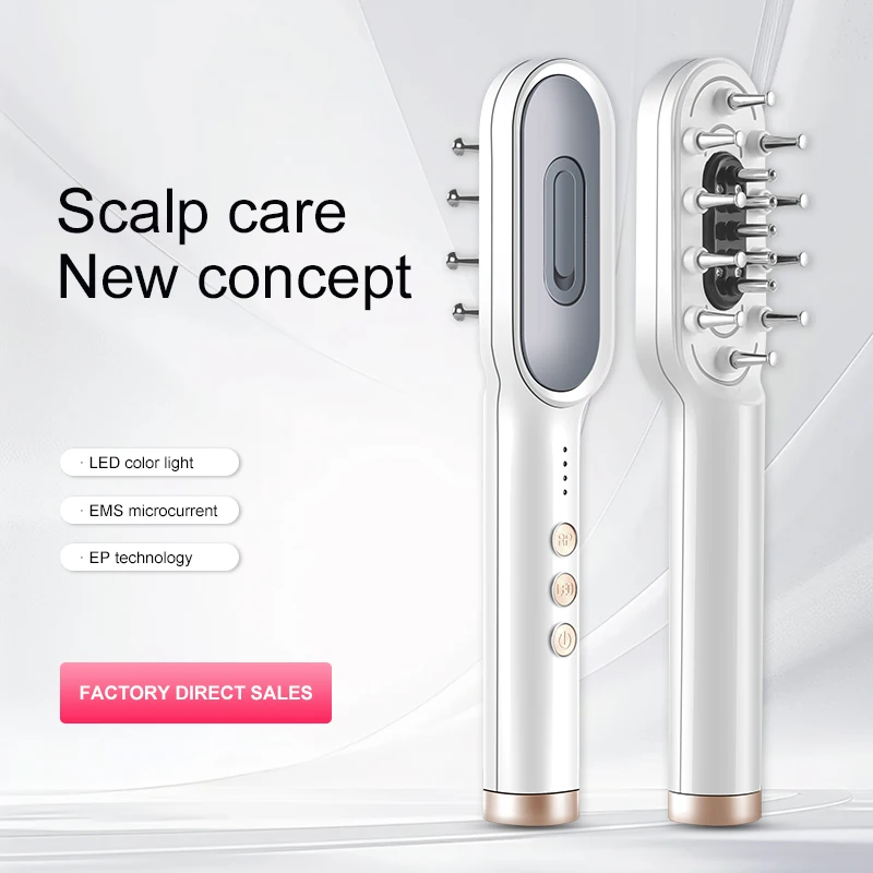 S869b5b974fc54c1c9b1d53aced49b5d15.webp RRZIOM Red Light Hair Growth Comb and Scalp Massager - Image 1