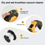 DeWalt DCV501 Cordless Vacuum Cleaner - Image 2