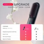 TYMO Porta Pro Cordless Hair Straightener Brush - Image 5