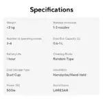 LARESAR V8 Cordless Vacuum Cleaner - Image 5