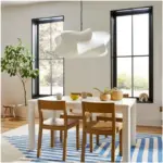 Natural Linen and Silk Wabi-Sabi Pendant Light - Image 4