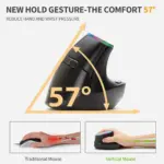 Delux M618C Wireless Silent Gaming Mouse - Image 2