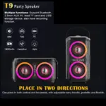 W-KING T9 / T9mini / T9s 3 Bluetooth Speaker - Image 3