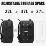 BANGE Waterproof Expandable 17.3 in Backpack - Image 2