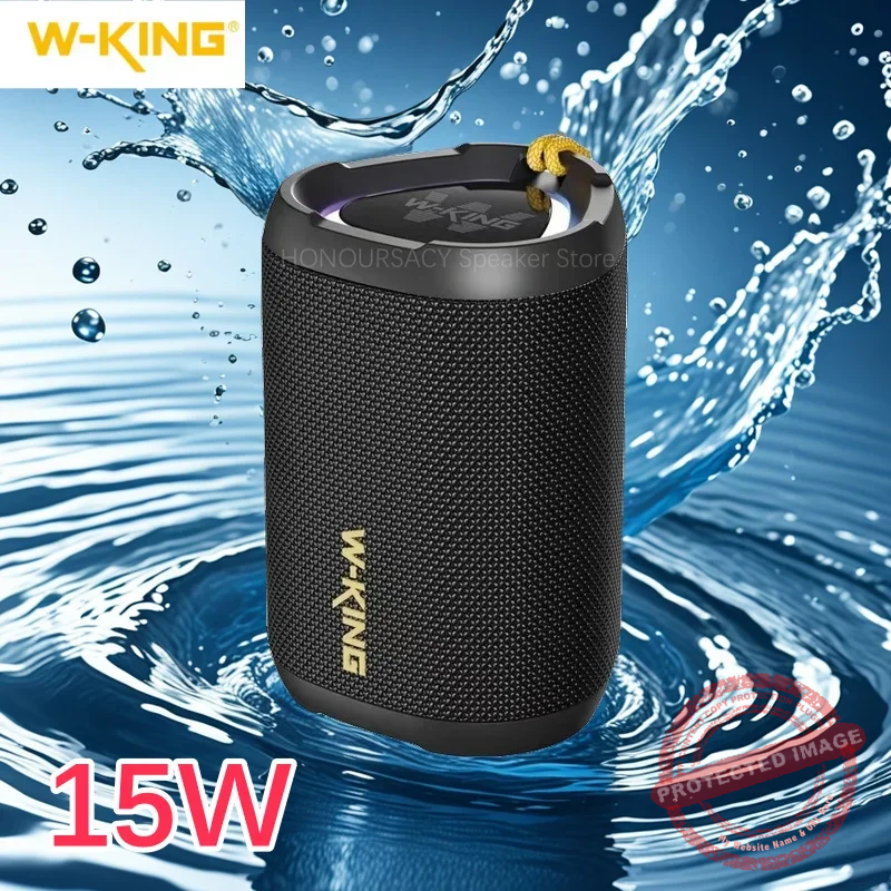 W- KING D110 Portable Outdoor Bluetooth Speaker - Image 2
