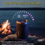 W- KING D110 Portable Outdoor Bluetooth Speaker - Image 5