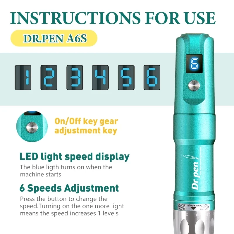 Se9ece2818f514710a245eece56cb230c4.webp Dr. Pen Ultima A6S Derma Pen - Image 1