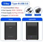 ORICO 5Bay Hard Drive Enclosure - Image 10