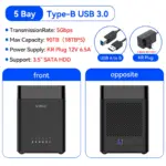 ORICO 5Bay Hard Drive Enclosure - Image 11