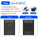 ORICO 5Bay Hard Drive Enclosure - Image 7
