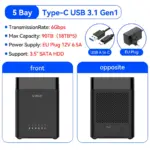 ORICO 5Bay Hard Drive Enclosure - Image 13