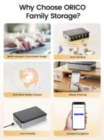 ORICO 2.5/3.5'' Network Enclosure - Image 3