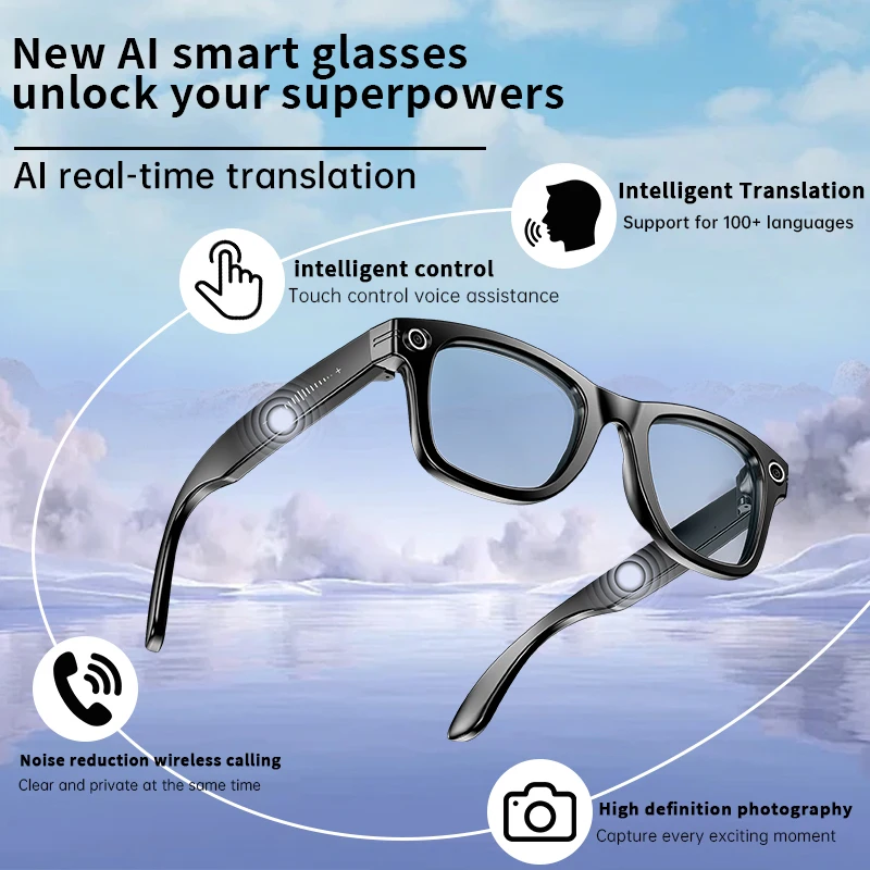 Scb8358b6395843ce87d1c7f075594ccdR.webp Trovoro Smart Glasses - Image 1