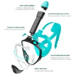 Qinux OceanLook Full Face Snorkel Mask - Image 3