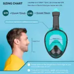 Qinux OceanLook Full Face Snorkel Mask - Image 6
