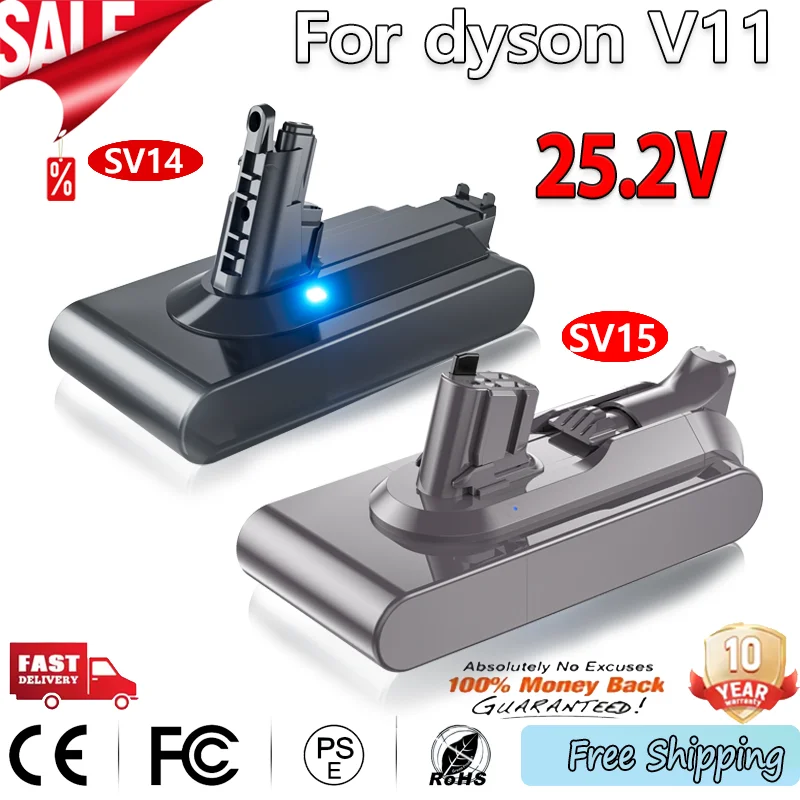 Sd3c7003b7bac48f489a3a32e83d5ed413.webp Spare battery for Dyson V11 - Image 1