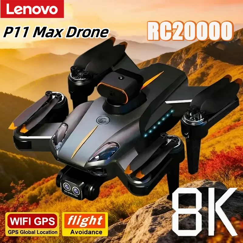 Se2be15d71fa743a8916112cd29ab2617u.webp Lenovo P11 Max 8k GPS Drone - Image 1